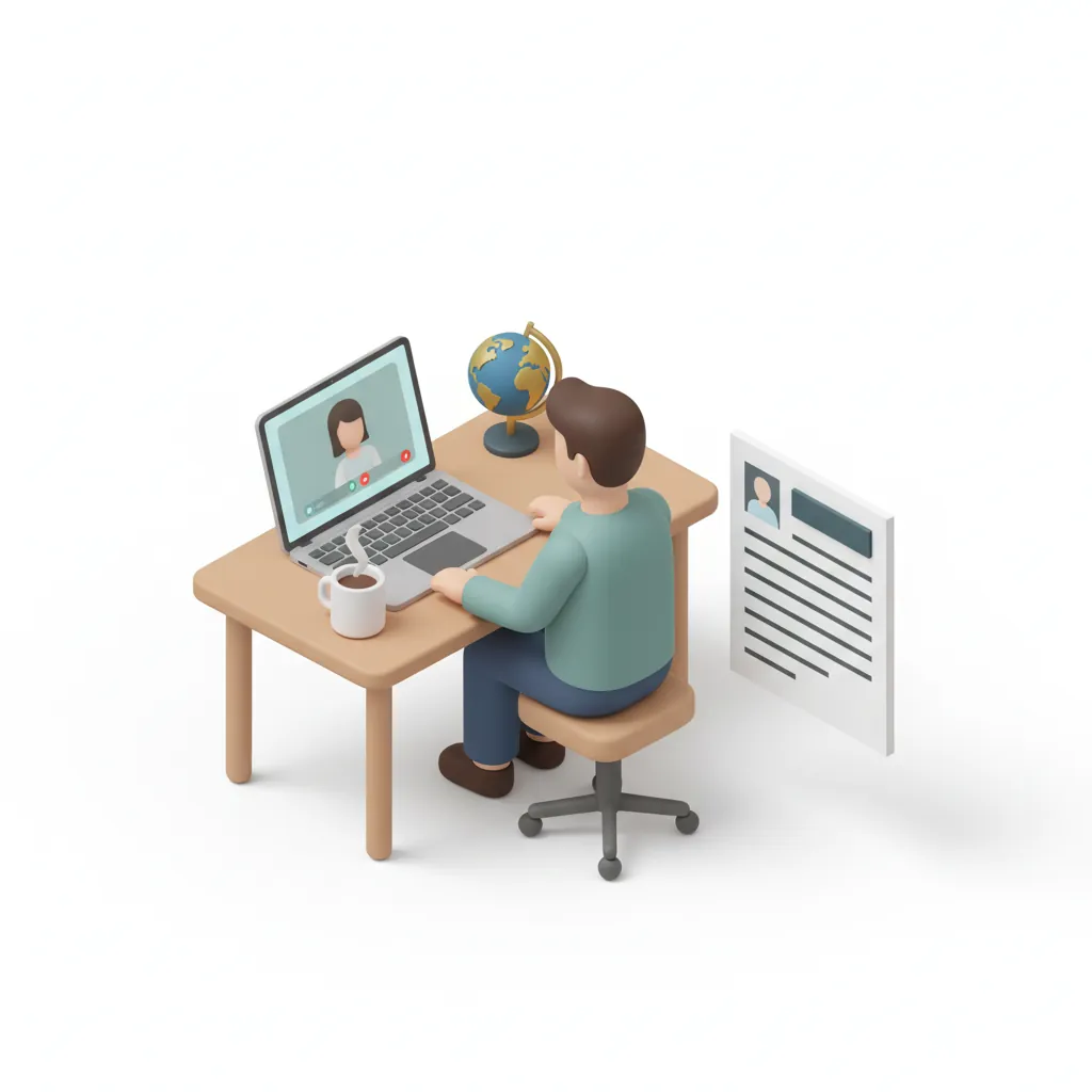 Remote Job Resume: How to Stand Out When Everyone's Applying From Everywhere illustration