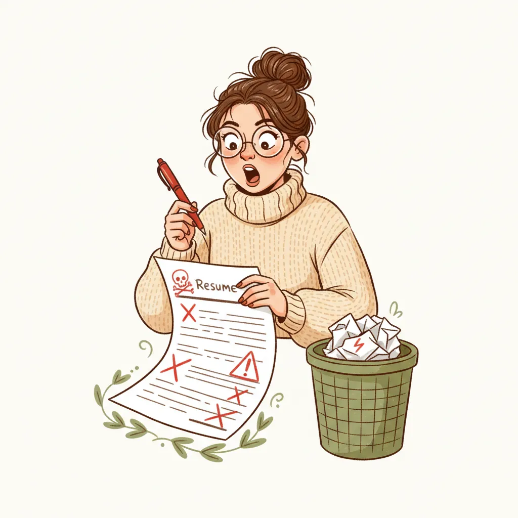 15 Resume Mistakes That Get You Instantly Rejected (2026) illustration